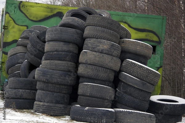 Fototapeta шины