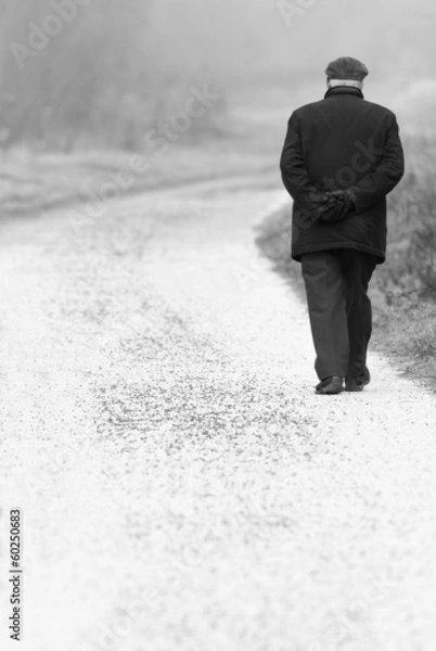 Obraz Rentner beim Spaziergang