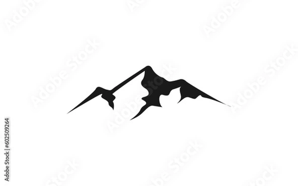 Fototapeta Mountain logo vector for your branding with modern style.