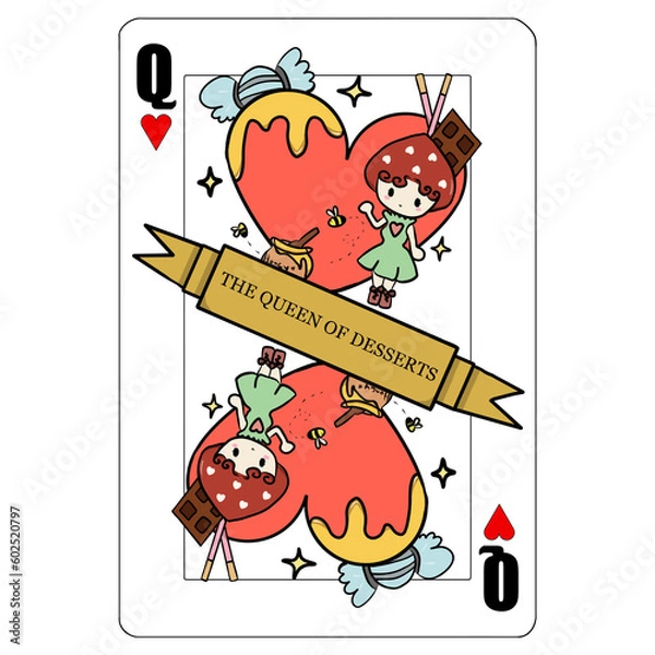 Obraz Queen card