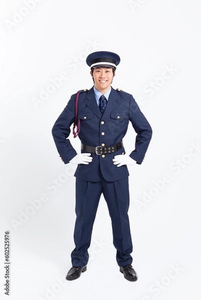Fototapeta 制服姿の男性警備員