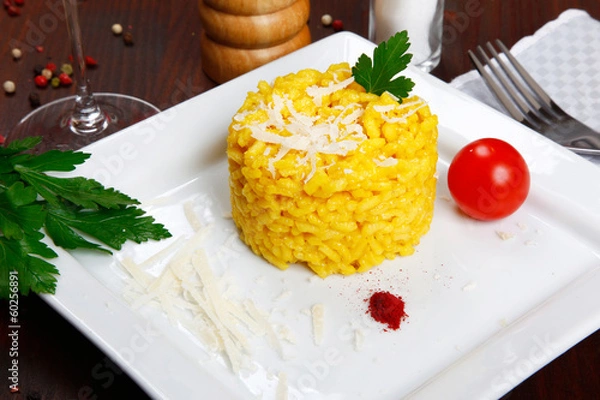 Obraz risotto z szafranem - Risotto mediolańskie -