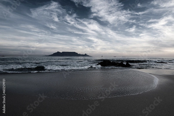 Fototapeta Table Mountain from Melkbosstrand
