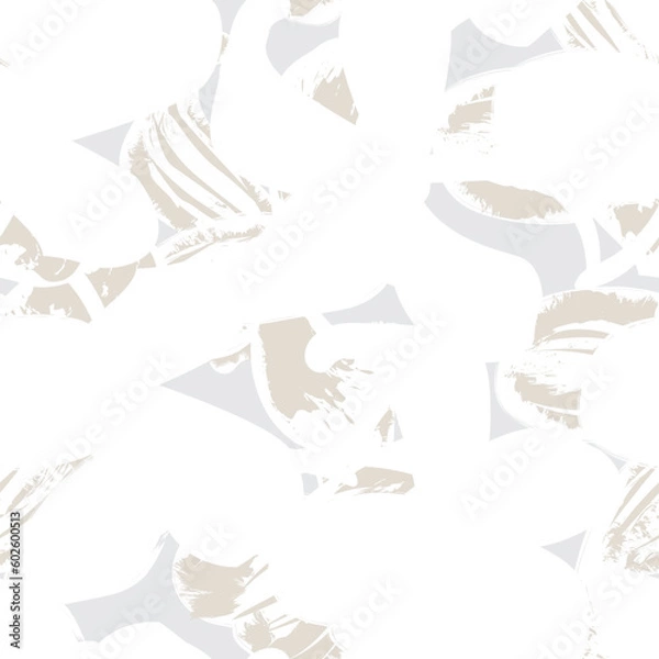 Obraz Neutral Colour Tropical Leaf Seamless Pattern Design