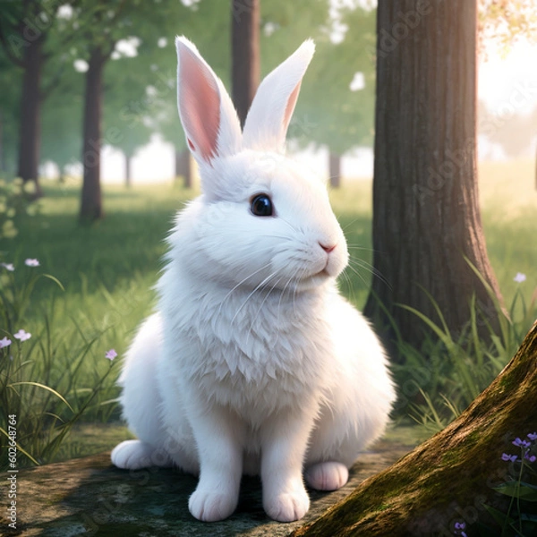 Fototapeta うさぎ　Generative AI