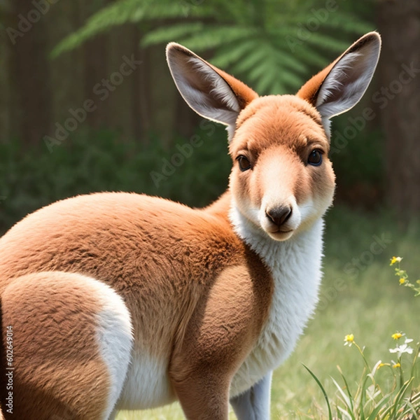 Fototapeta カンガルー　Generative AI