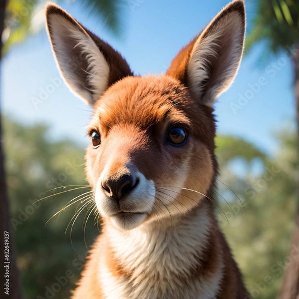 Fototapeta カンガルー　Generative AI