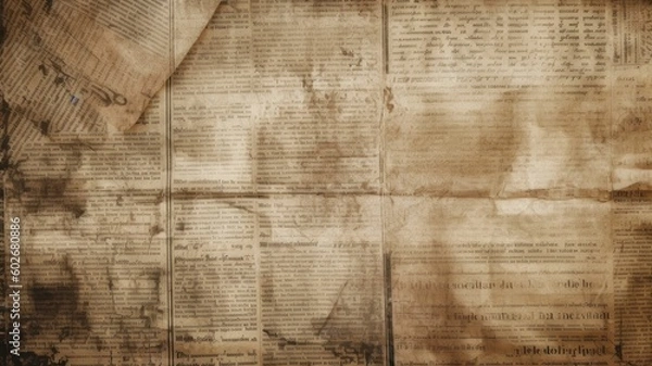 Obraz vintage paper background. Generative AI