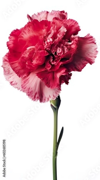 Obraz pink carnation flower isolated