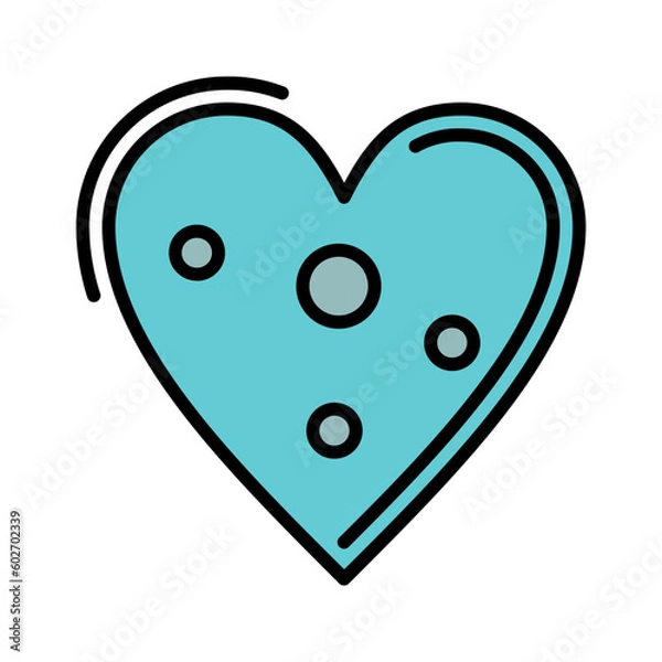 Fototapeta Heart Icon Design