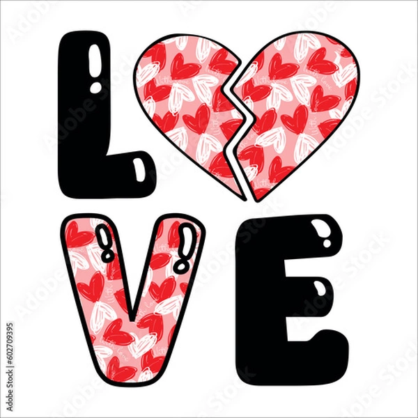 Obraz Love sublimation design