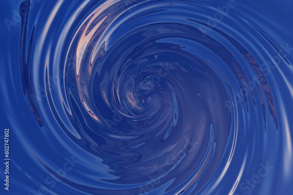 Fototapeta Top view of whirlpool of clear water. Illustration as a design element for web design backgrounds and slide presentation wallpapers