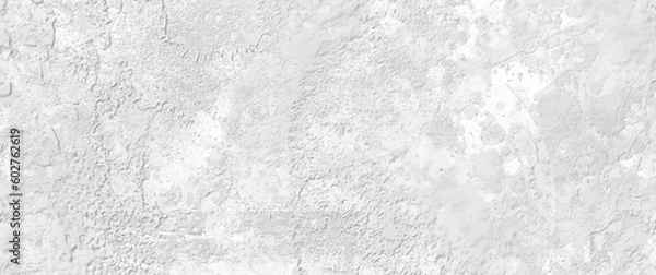 Fototapeta White grey stone vector texture background. Grunge abstract monochrome backdrop. Hand-drawn illustration for cards, flyer, poster or cover design. Wall. Cement. Grey stucco. Embossed surface.