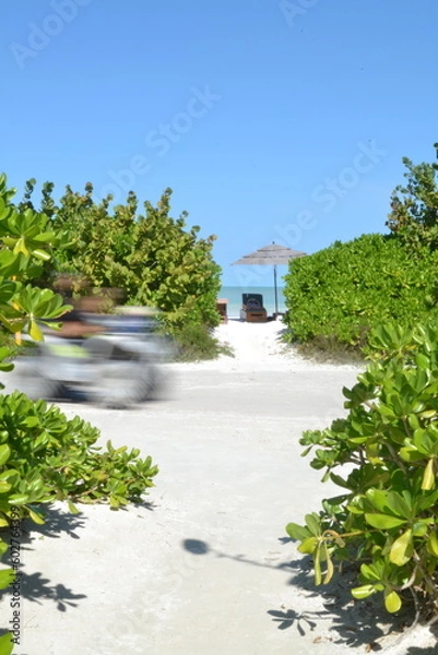 Fototapeta beach entry