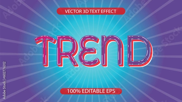 Obraz Free vector text effect