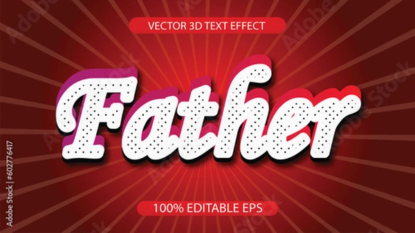 Obraz Free vector text effect