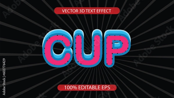 Obraz Free vector text effect