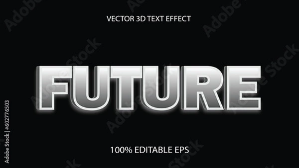 Obraz Free vector text effect