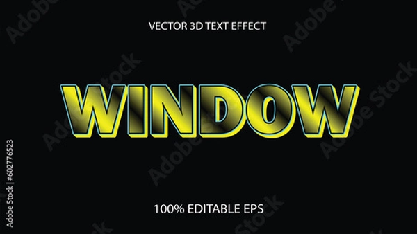 Obraz Free vector text effect