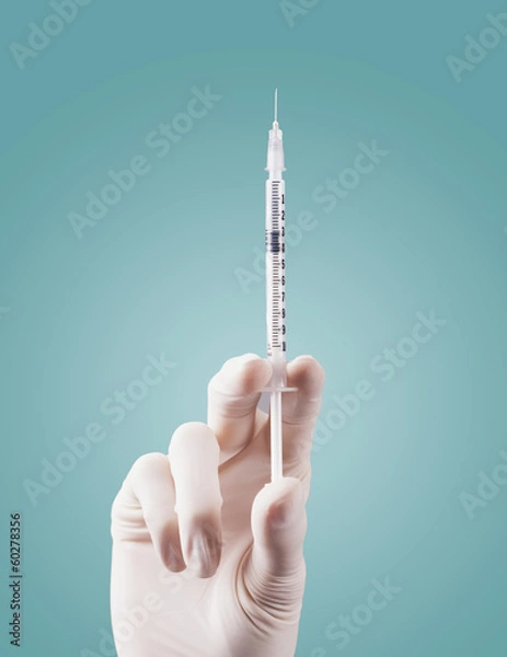 Obraz wstrzyknięcie za pomocą strzykawki