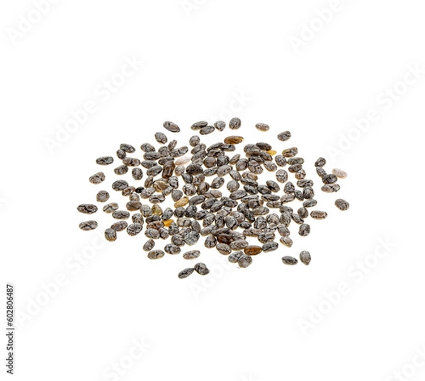 Obraz chia seeds organic on  trasparent  png