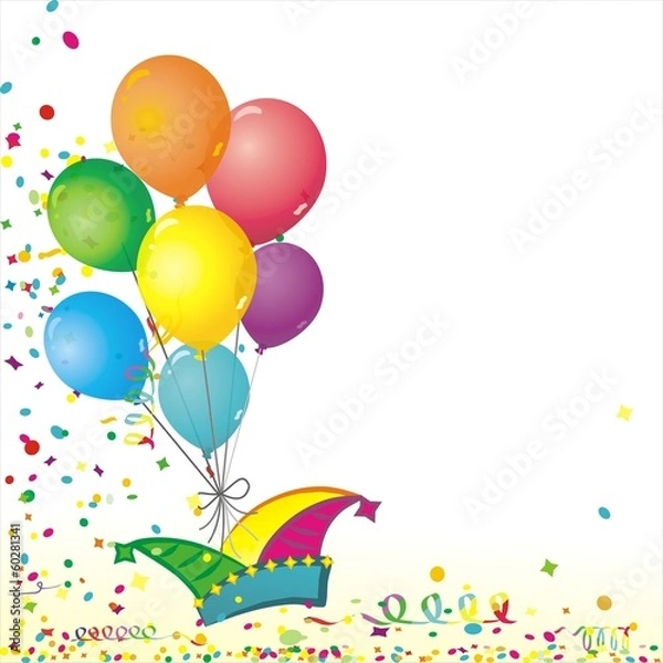 Obraz Faschingshintergrund