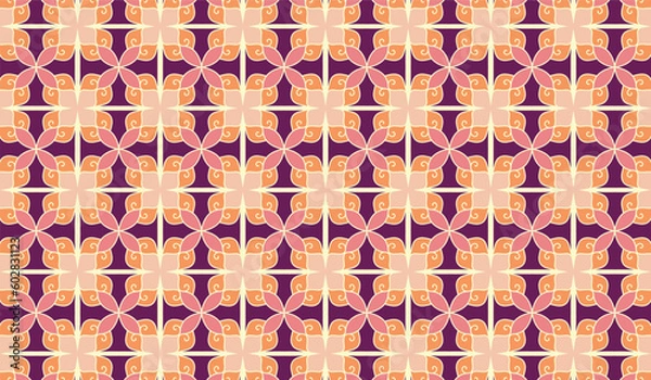 Obraz Geometric seamless Pattern Background Page