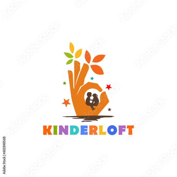 Obraz vibrant kindergarten ok hand