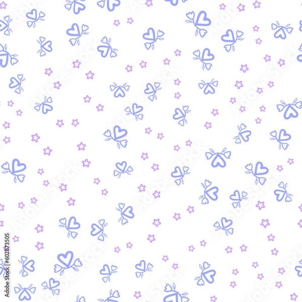 Fototapeta Cute pastel pattern background