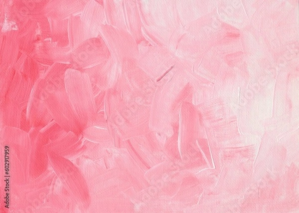 Obraz Abstract background. Acrylic on canvas. Pink background. Hand-drawn	
