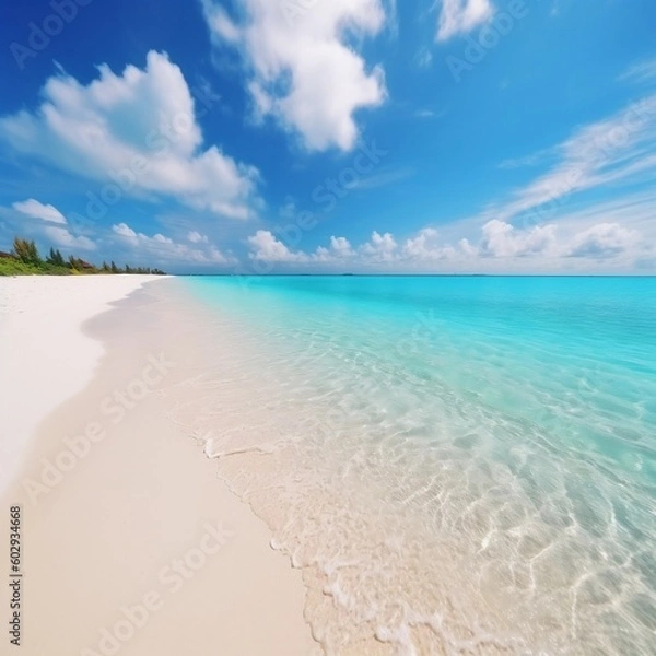 Obraz beach with sky