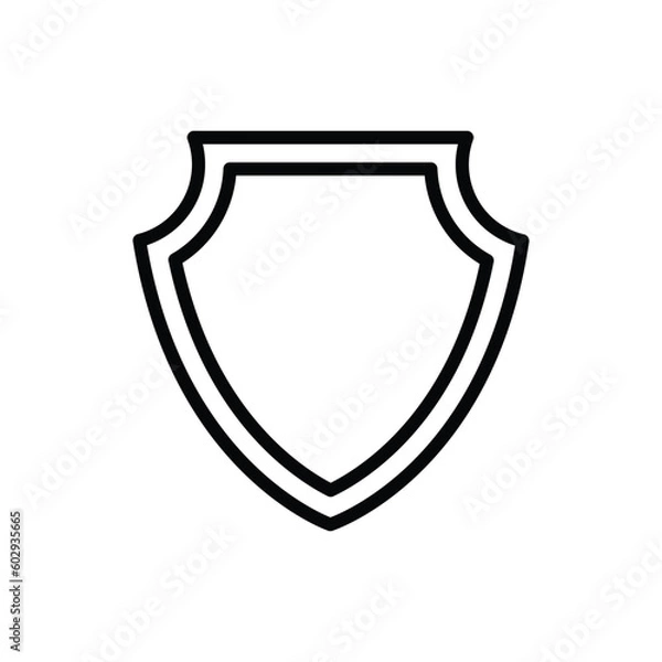 Fototapeta shield, icon, vector, illustration, design, template, flat, style