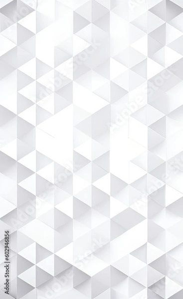 Obraz Abstract geometric background design with grey & white tones.