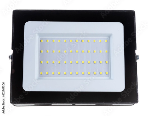 Obraz street diode spotlight on a white background
