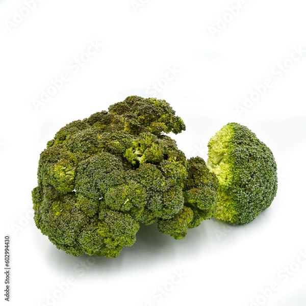 Fototapeta Broccoli isolated in a white backgound