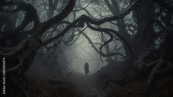 Obraz Sinister Forest : Generative AI