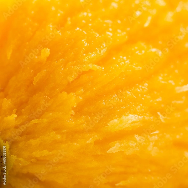 Obraz Mango close-up macro. Premium mango
Fruit mango without skin close-up for fruit salad.