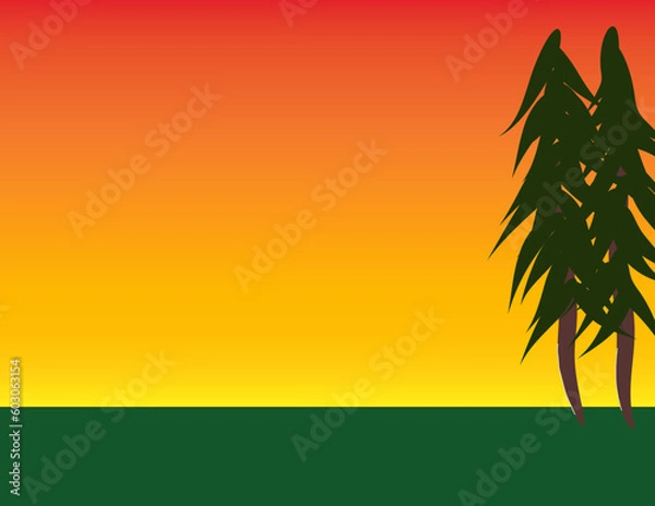 Obraz background with trees Ai