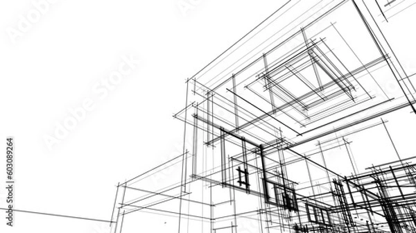 Fototapeta abstract architectural background
