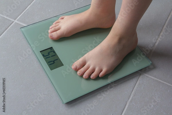 Obraz child weighing up