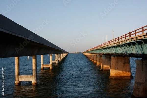 Obraz 7 Mile Bridges - The Old and New