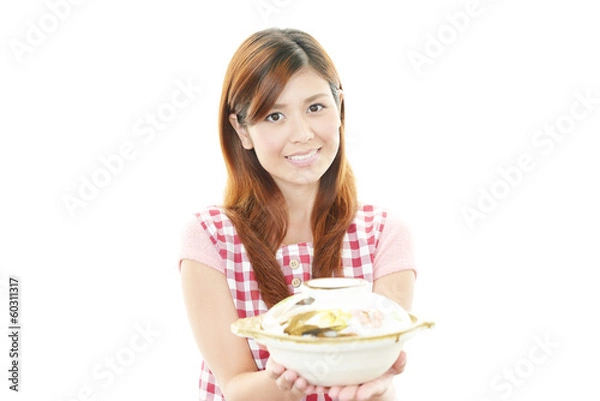 Fototapeta 笑顔の主婦