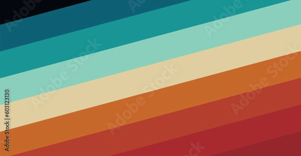 Fototapeta diagonal Retro vintage palette color wallpaper background Vector Art