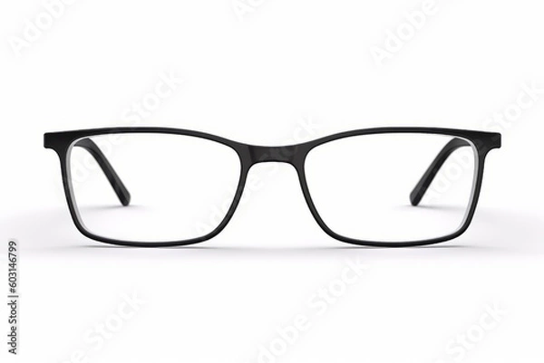 Obraz glasses isolated on white background, Generative AI