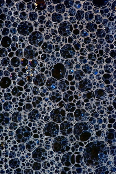 Obraz Carbonated drink with bubbles on the surface.