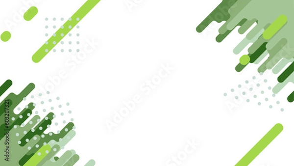 Obraz 角丸の抽象的な形を対角に置いた背景イラスト