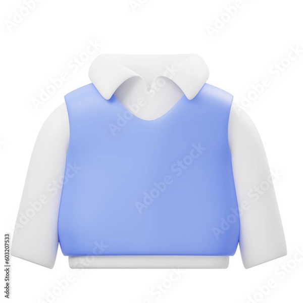 Obraz Vest Sweater 3D Icon