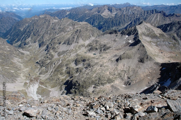 Obraz vallée en enfilade