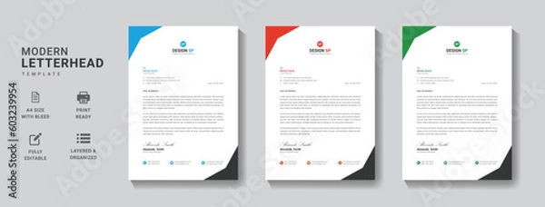 Obraz Letterhead Template	
