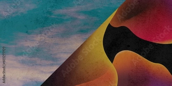 Fototapeta Burned and ripped paper texture background